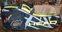 HEAD Andre Agassi Radical Performance Multi Tennis Racquet Bag Black Yellow - $931.81 MXN