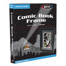 1 BCW Current Comic Book Black Wood Frame - $783.12 MXN