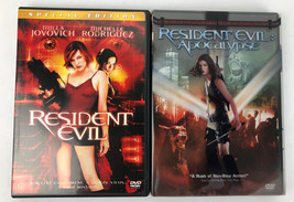 Resident Evil &amp; Resident Evil Apocalypse DVD Resurrected Edition - Mint Discs - £7.98 GBP