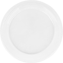 9&quot; Disposable Round Clear Plastic Cuisine Dinner Plates  40pcs - £11.06 GBP