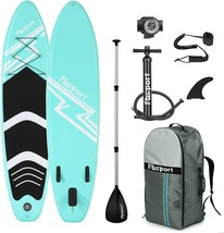 FBSPORT Premium Inflatable Stand Up Paddle Board, Yoga Board with Durabl... - £203.97 GBP