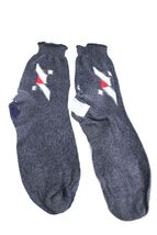 Vintage  RETRO Mens Socks Peg Hangers Shabby Patterned Patched 1950s - $27.72