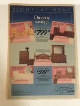 1986 Sears Bedroom Sale Vintage Print Ad Advertisement pa22 - £5.44 GBP