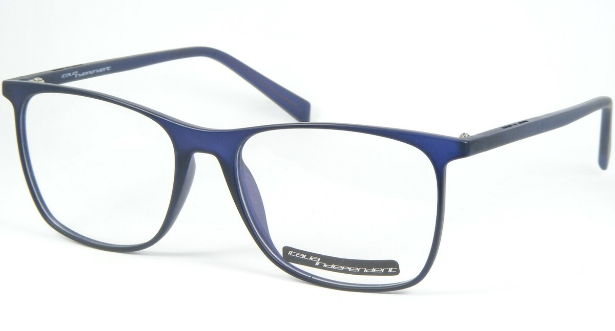 Italia Independent 5610 021 Mat Bleu Foncé Lunettes 54-17-140mm Italie 2.0 - $85.98