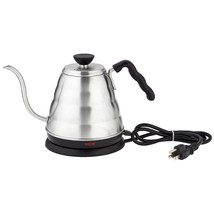Hario V60 &quot;Buono&quot; Drip Kettle Electric Gooseneck Coffee Kettle 800 mL, Stainless - £108.33 GBP