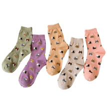 Anysox 5 Pairs One Size 5-9 Mixed Colors No Show Thin Invisible Fashion ... - £19.85 GBP