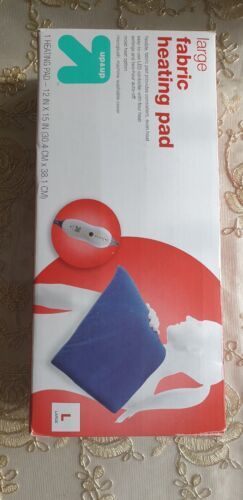 Up &amp; Up Large Fabric Heating Pad Flexible Heat with Controller /Open box... - $17.75