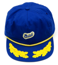 Vintage Buick Roped Blue Yellow Hat Scrambled Eggs Adjustable USA - $9.85
