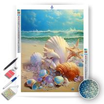Seashells by the Seashore  - Diamond Painting Kit - £15.90 GBP+