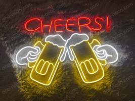Cheers! Beers | LED Neon Sign - £191.40 GBP+