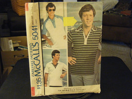 McCall&#39;s 5041 Men&#39;s Set of Knit Shirts Pattern - Size S Chest 34-36 - $11.41