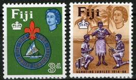 ZAYIX Fiji 206-207 MNH Boy Scouts Badge Scouts India 051023SM07M - £1.17 GBP