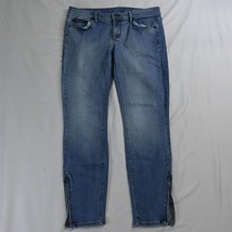 LOFT 6 Modern Skinny Ankle Light Wash Stretch Denim Jeans - £9.24 GBP