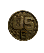 CIRCA 1919-1937, U.S. ARMY, US, 6th REGIMENT, TYPE II, COLLAR DISK - $21.07 CAD