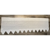 Vintage 1970’s White Eyelet Sleeve Valance Curtain Farmhouse/Cottage Sty... - €16,84 EUR