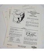 Vintage Briggs &amp; Stratton 100900 100992 Operating Maintenance Instructions - $15.26 CAD