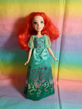 Disney Princess Ariel Little Mermaid Doll w/ Green Dress - no shoes - £7.75 GBP