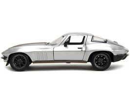 1966 Chevrolet Corvette Silver Metallic with Bronze Stripes &quot;Bigtime Muscle&quot; Ser - £33.19 GBP
