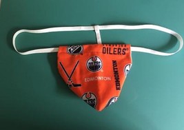 New Sexy Mens EDMONTON OILERS NHL Hockey Gstring Thong Male Lingerie Und... - €17,24 EUR