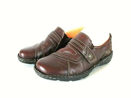 Earth Burgundy Leather Monk Strap Casual Comfort Loafer Shoes Womens 6 M (SW17pm - £18.87 GBP