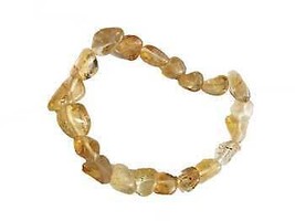 Citrine gemstone bracelet - £9.64 GBP