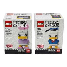 LEGO Brickheadz Disney (40476) Daisy Duck 110pcs &amp; (40377) Donald Duck 9... - £30.82 GBP