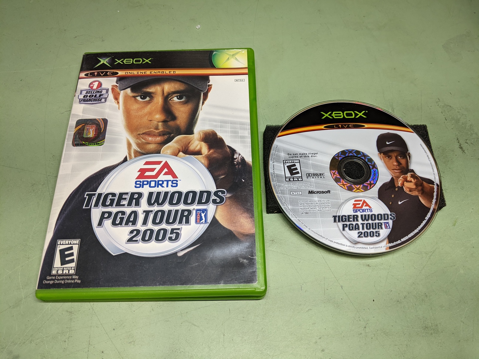 Primary image for Tiger Woods PGA Tour 2005 Microsoft XBox Disk and Case