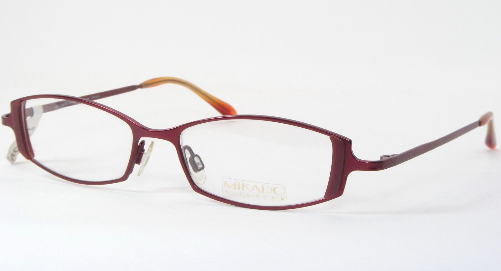 Mikado 801-3 Burgundy Raro Unico Occhiali da Sole Montatura 48-16-140mm ... - $117.50