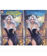 2023 Marvel Comics Amazing Spider-Man Sabine Rich Black Cat Variant &amp; Vi... - $553.71 MXN