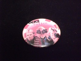 Music Pin The Police 1980s Pin Back Button - $8.00