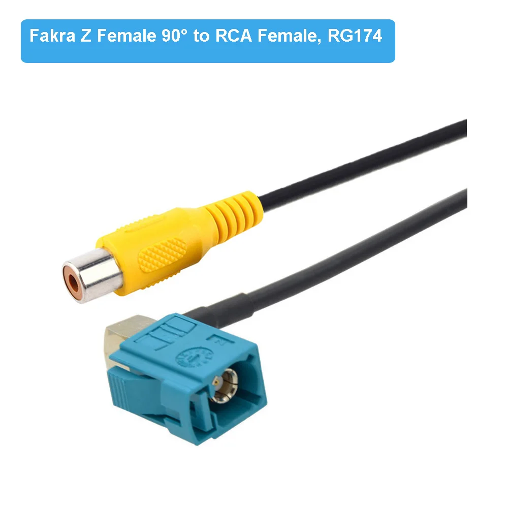 House Home Fakra Z Female to A Female Video Cable Adapter Car Reversing Rear Vie - £19.61 GBP