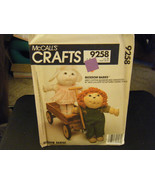 McCall&#39;s Crafts 9258 Soft Sculptured Blossom Babies Dolls-16&quot; &amp; Clothes ... - £9.28 GBP