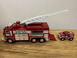 Hess Fire truck Toy ￼Collectible Sound Flashing Buttons ￼Sz 12” Side Truck - £17.99 GBP