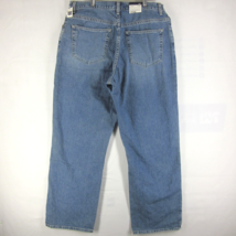 GAP Women&#39;s Ankle Jeans sz 14 W33 L28 Loose Sandblasted Blue Button Fly NWT - £22.05 GBP