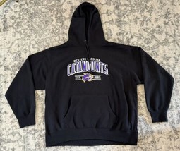 VINTAGE Western Carolina Catamounts Adult 2XL MV Sport Pro Weave Hoodie Jacket - £37.23 GBP