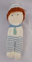 Russ Knit Rattle Boy Plush Doll 7 Inch Lovey Stuffed Animal Toy - $8.95