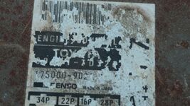 1997 Toyota 4Runner 3.4L ECM ECU PCM Engine Control Module Computer 89661-3D320 image 2