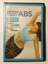 Gaiam Body Target Abs DVD 2 Workouts Yoga Pilates Rodney Yee Ana Caban 2007 - £9.39 GBP