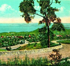 Bird&#39;s-Eye View from the Riviera Santa Barbara CA California UNP 1920s Postcard - £3.08 GBP