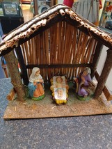 VTG Nativity Collection Set Hand Painted Italy Crèche - £59.19 GBP