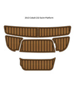 2013 Cobalt 232 Swim Platform Step Pad Boat EVA Foam Faux Teak Deck Floo... - $407.17 CAD