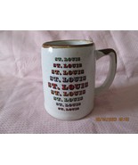 St. Louis coffee mug brown and white used - $13.72 CAD