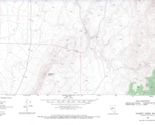 Gilbert Creek NE, Nevada 1969 Vintage USGS Topo Map 7.5 Quadrangle Topog... - $23.99