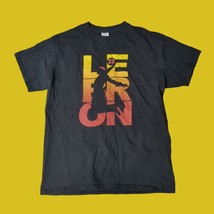 Lebron James #23 T-shirt Adult Medium Black - $5.81