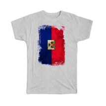 Haiti : Gift T-Shirt Distressed Flag Vintage Haitian Expat Country - $24.99