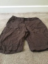 St. John&#39;s Bay Women&#39;s Casual Shorts Zip Button Pockets Brown Size 8  - $34.65