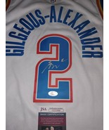 SGA Shai Gilgeous-Alexander Autographed OKC Thunder Signed White Jersey ... - $434.61