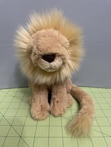 Jellycat London Leonardo Lion 9” Plush Stuffed Animal w/ 9” Tail Soft Toy - $21.77