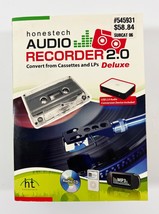 Honestech Audio Recorder 2.0 Deluxe- Convert From Cassettes and LP OPEN BOX NEW - £12.69 GBP