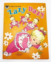 Vintage Whitman Lazy Dazy Paper Doll Book CUT 1973 Cute Toddler Girl - £31.50 GBP